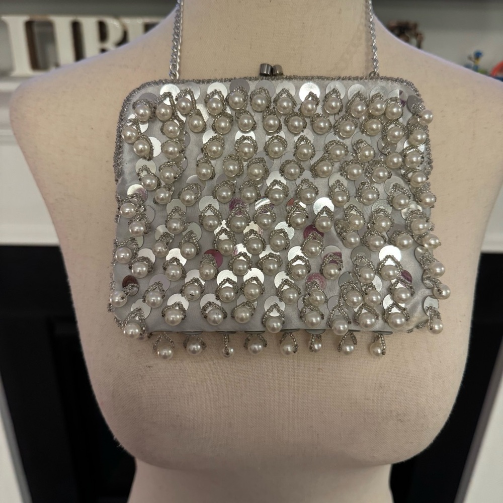✨ Vintage La Regale Ltd. Beaded Evening Bag – Handmade in Hong Kong